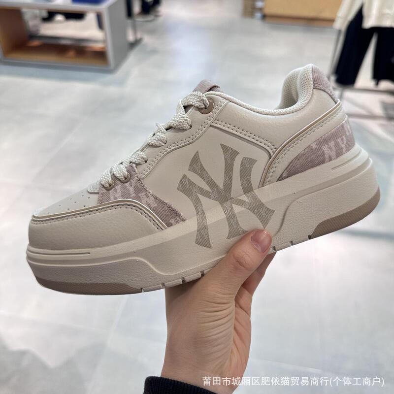 Putian Pure Original Mlb Sneakers for Men and Women, Fashionable Thick-Soled Height-Increasing Shoes, New Spring 2026 Couple's Retro Ny Sports Casual Shoes Putian Pure Original Mlb Sneakers for Men and Women, Fashionable Thick-Soled Height-Increasing Shoes, New Spring 2026 Couple's Retro Ny Sports Casual Shoes
