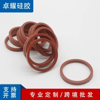 来图可定食品级耐温防水耐磨硅胶密封垫圈 硅胶O型密封圈平垫圈
