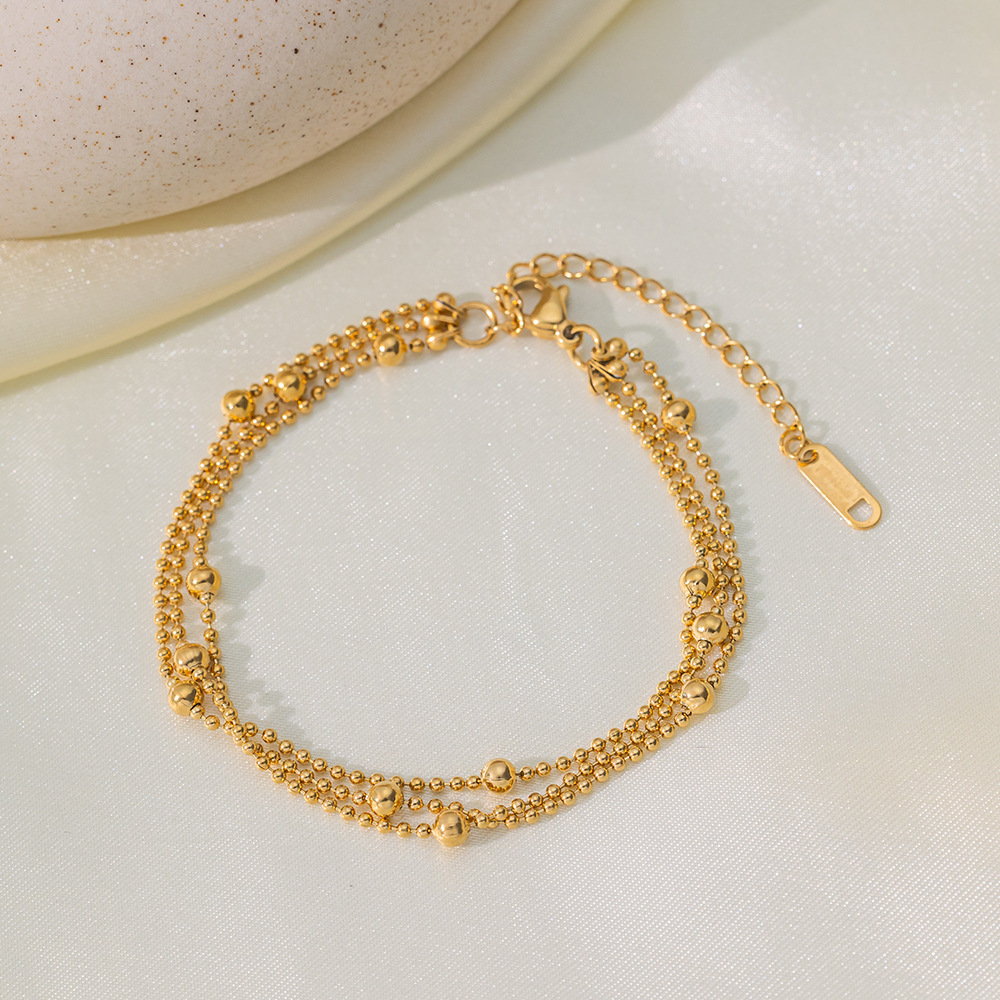 En stock, la correa de acero de titanio explosiva colección de verano no se desvanece, mujeres sencillas y sofisticadas, estilo transfronterizo europeo y americano.