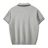 ZF8110-B复古拼色翻领OLO衫男夏季薄款休闲针织短袖T恤上衣，男装针织衫/毛衣，星座614