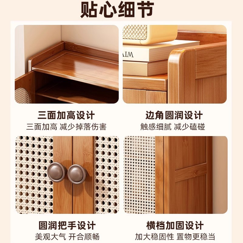家用门口窄小型鞋架单带门楼道入户鞋柜新款2025爆款置物收纳多层|undefined
