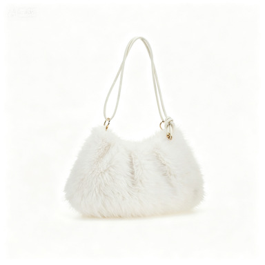 Comercio exterior especial para bolsas de lana portátiles otoño y invierno estilo retro europeo y americano de moda imitación de piel bolsas diarias portátiles