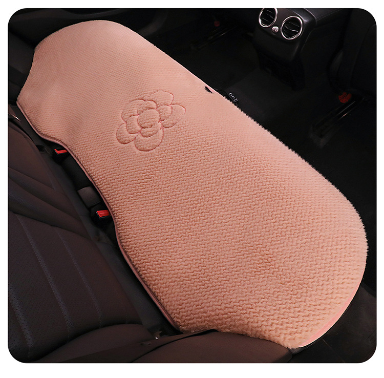 New camellia 12v electric heating car seat cushion USB size car universal single five winter plush cushion