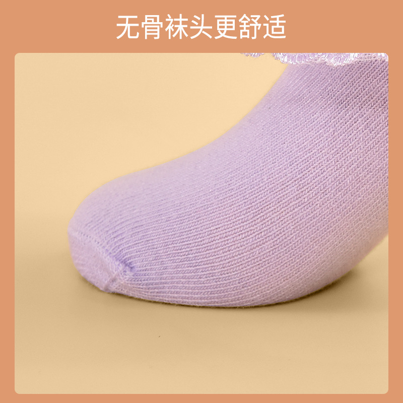Summer cute children's lace breathable socks with bow