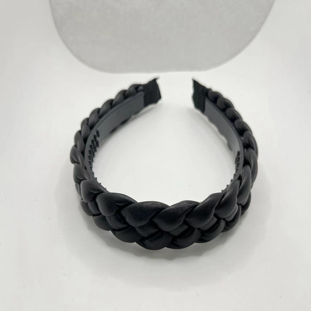 辫子皮质发箍 (4)