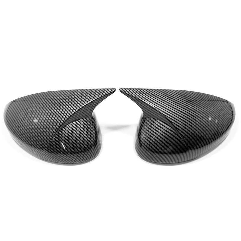 Suitable for 8 9/9.5 10 11 generation Honda Civic bright black horn rearview mirror decorative cover modified rear mirror