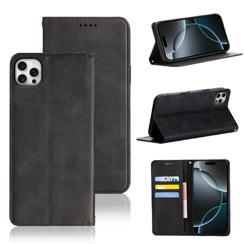 Suitable for Japanese Cross-Border Use, Zte Xiaopu Porcelain Basio Active3 Calfskin Strong Magnetic Flip Phone Case Suitable for Japanese Cross-Border Use, Zte Xiaopu Porcelain Basio Active3 Calfskin Strong Magnetic Flip Phone Case