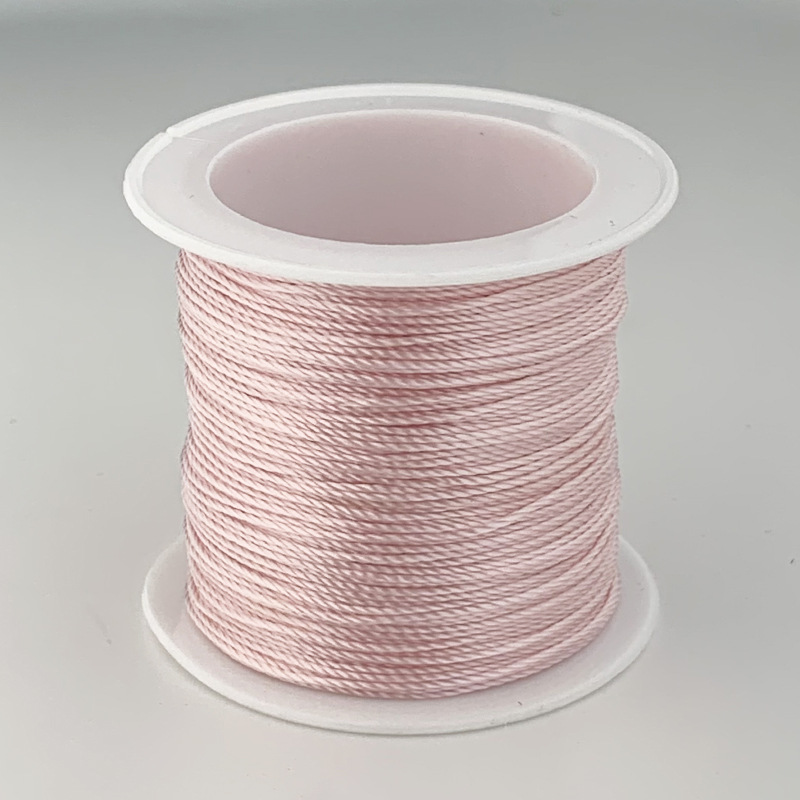 12 hilos de alambre trenzado hilo rojo hilo de color Morandi cuerda trenzada collar cuerda cuerda trenzada a mano material de bricolaje