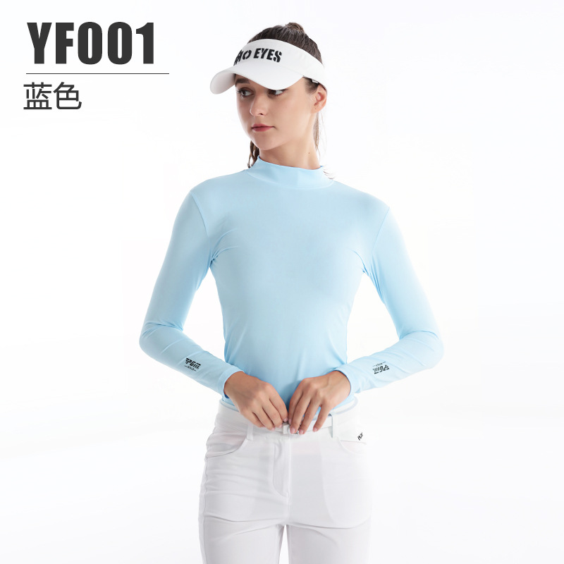 PGM高尔夫服饰女士服装夏季冰丝防晒打底衫长袖T恤衣服厂家直销