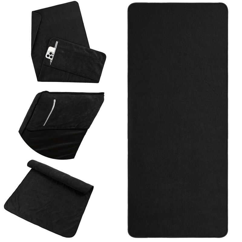 Amazon gym multi-functional, stain-resistant gym towel with zippered pocket, thickened, sweat-absorbent, and quick-drying Amazon gym multi-functional, stain-resistant gym towel with zippered pocket, thickened, sweat-absorbent, and quick-drying