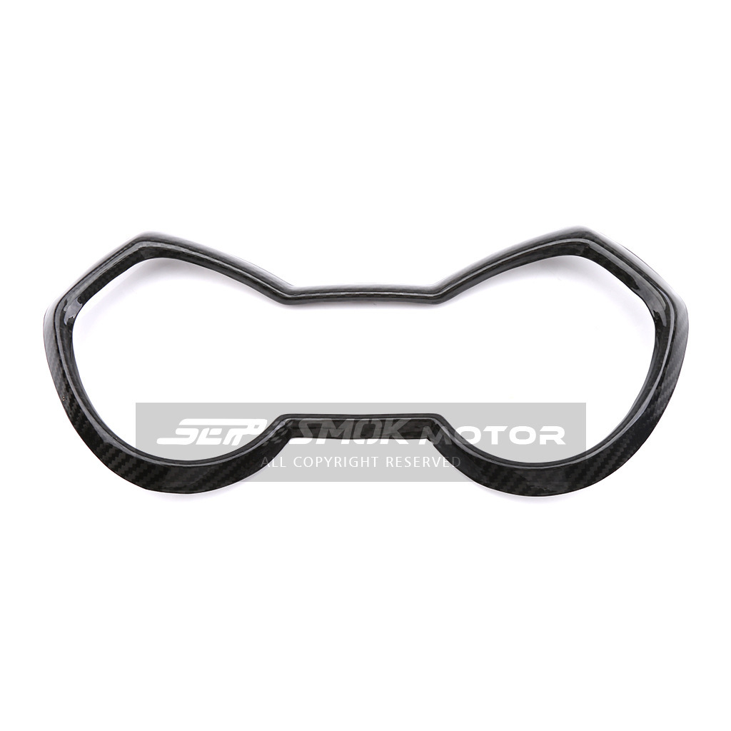 Pegatina decorativa brillante de fibra de carbono para el panel de instrumentos de la motocicleta YAMAHA XMAX300