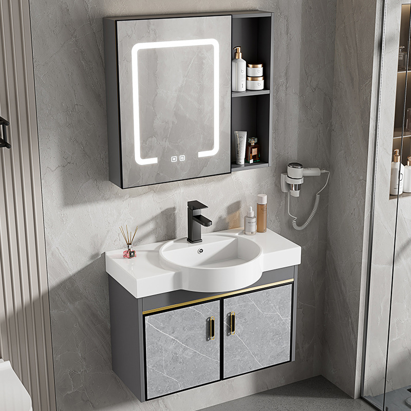 gabinete de baño tipo pared tipo casa pequeña combinación cerámica lavabo transfronterizo lavabo simple lavabo lavabo pequeño tamaño lavabo