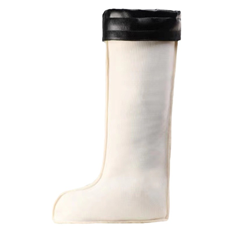 Wholesale [rain boots velvet cover] men's water shoes lining warm velvet cover thickened plush winter rubber shoes cotton cover in stock