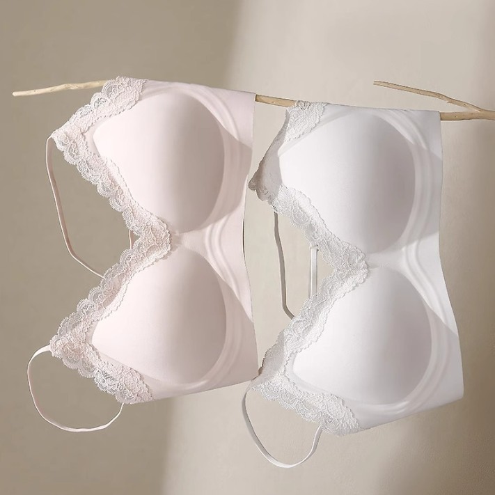 細い肩紐、胸が小さい女性向けのシームレスな背中美人下着、ノンワイヤー、副乳縮小、たるみ防止ベストブラジャー卸売|undefined