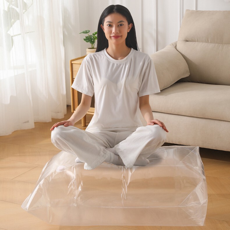 真空免抽压缩袋立体款按压排气加厚羽绒服衣物被子收纳袋开学打包|undefined
