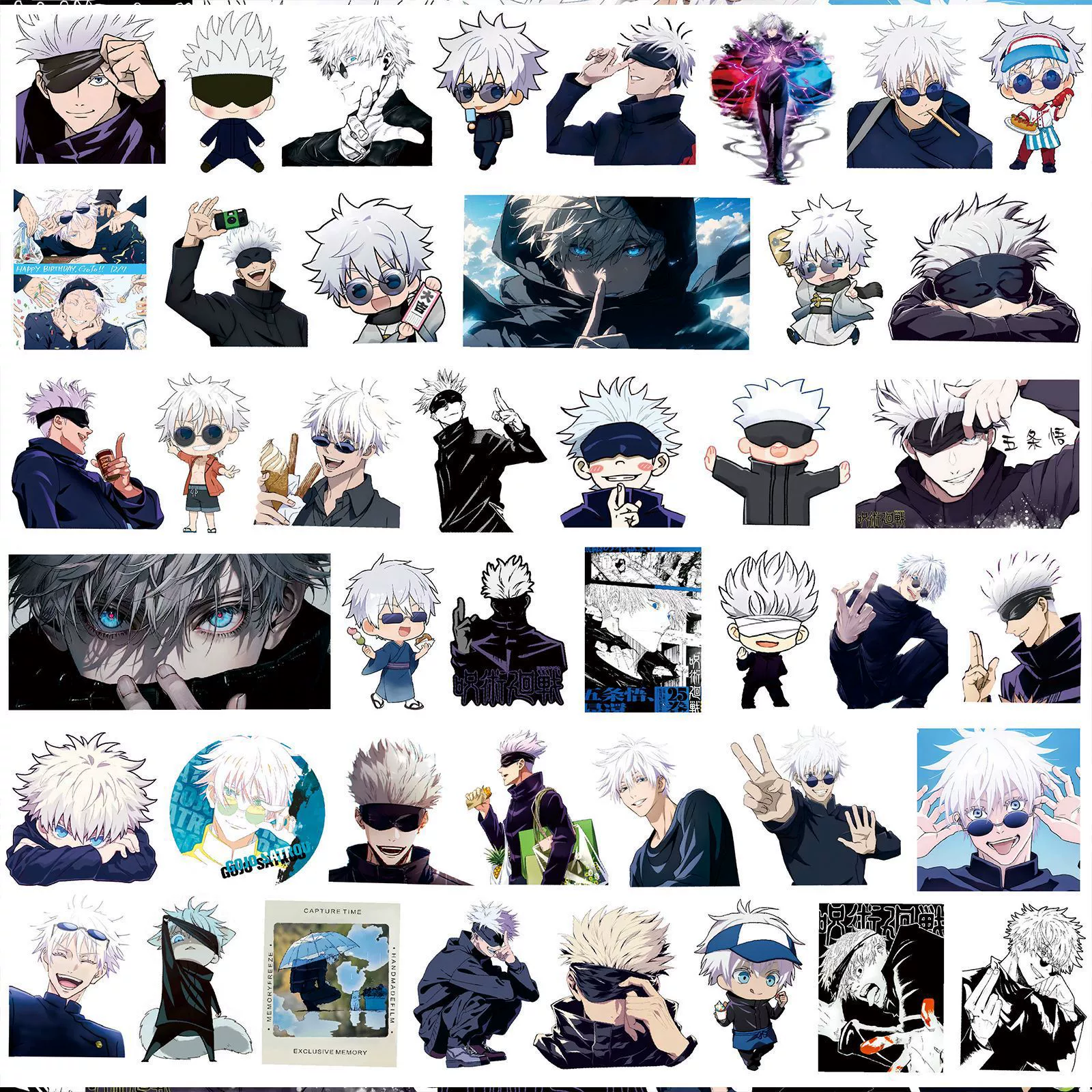 Дзюдзюцу Кайсэн, наклейка, для телефона, ноутбука, стикеры, планировщик