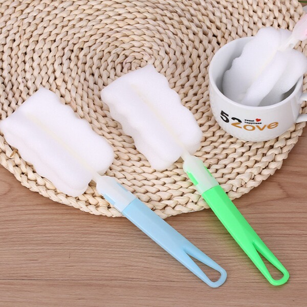 sponge removable changeable bottle brush