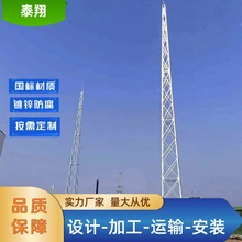避雷针工厂制作避雷塔独立避雷针镀锌角钢避雷线塔室外工业