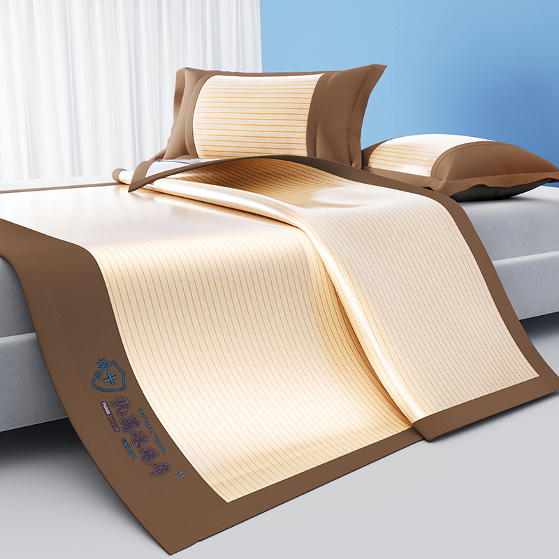 [항균 스타일] 커피 컬러 - 침대 시트 스타일★베갯잇 포함 [A급 원단, 항균, 진드기 방지, 급속 냉각]