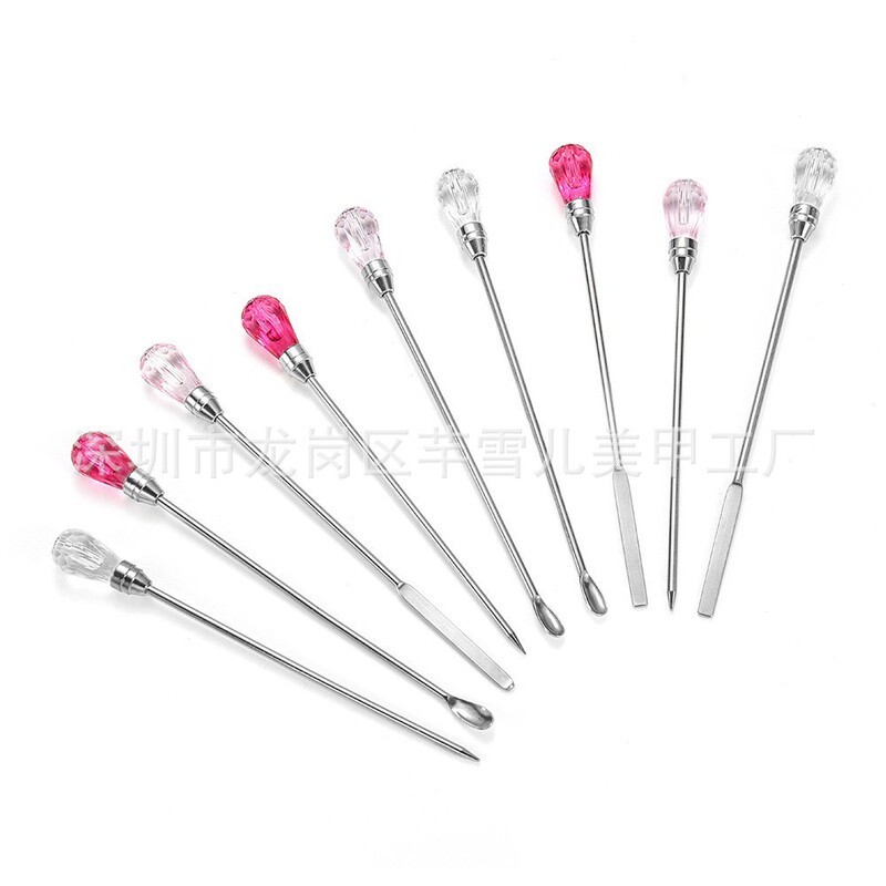 Cross-Border Nail Art Tools Phototherapy Gel Stirring Stick Gel Stirring Spoon Painting Gel Stirring Needle Gel Mixing Stick Wholesale 3 Colors Cross-Border Nail Art Tools Phototherapy Gel Stirring Stick Gel Stirring Spoon Painting Gel Stirring Needle Gel Mixing Stick Wholesale 3 Colors