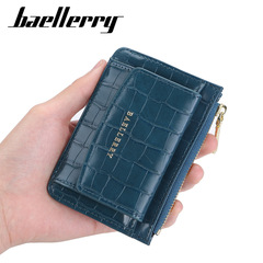 Baellerry Short Women's Wallet Zipper Vertical Small Short Card Holder Korean Coin Purse Women's Wholesale