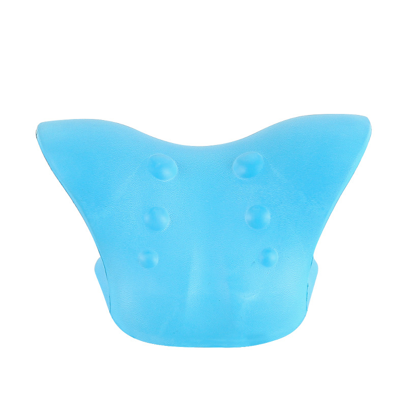 블루 플랫 바닥 경적 베개