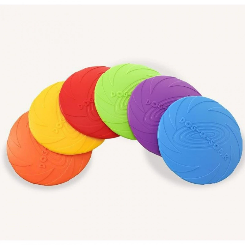 Toy, silicone frisbee for training, pet