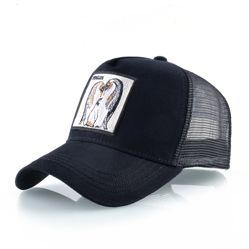 Hat Men's Cloth Embroidered Baseball Cap Mesh Cap Duck Cap Street Fashion Animal Mesh Cap_voghion.com