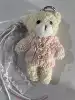 Fuchsia sweater, pendant, with little bears