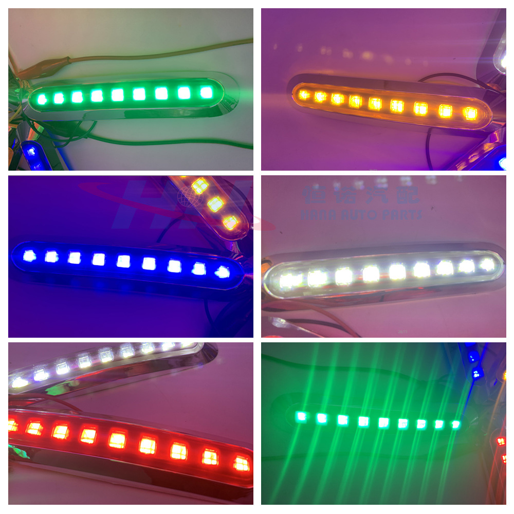 12V24V 9LED camión ancho luz lateral luz de la esquina luz 9LED luz de tira 9LED luz larga