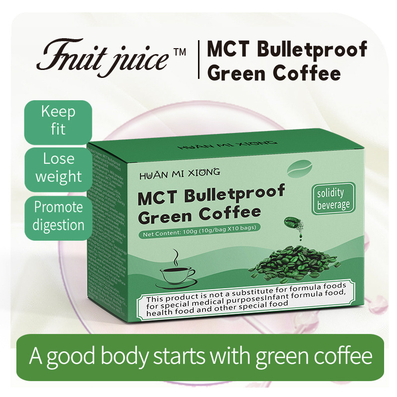 Foreign trade cross-border black coffee TK explosions MCTBulletproof coffee instant coffee ketogenic meal replacement powder