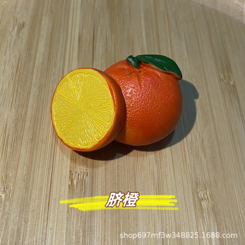 新商品の大サイズのシミュレーション食品の果物の樹脂の冷蔵庫は磁気鉄を持って強く食べ物を吸って新疆の3d装飾の置物を遊びます。|undefined
