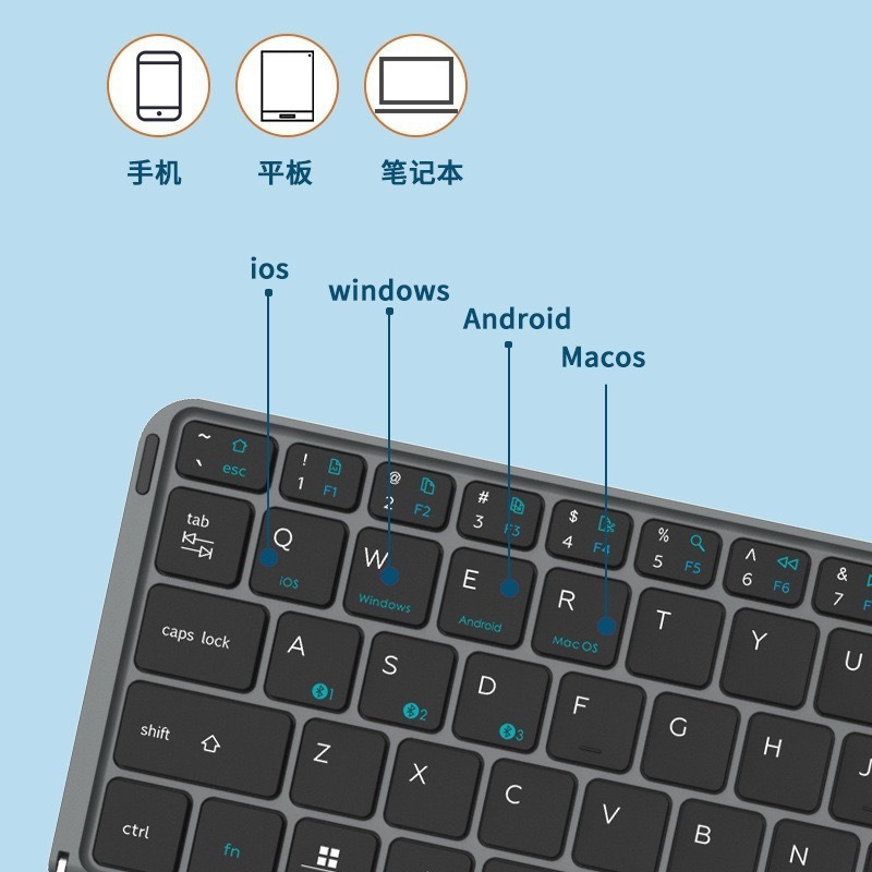 折りたたみ式取り外し可能なワイヤレス Bluetooth キーボード、ポータブル、iPad タブレット、Huawei Samsung 携帯電話ユニバーサル キーボードに適しています|undefined