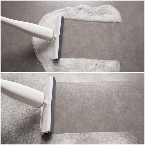 WI25 simple aesthetic cannonball bucket Shu cotton mop comes with cleaning liquid, no need to hand wash dry and wet dual-use absorbent mop