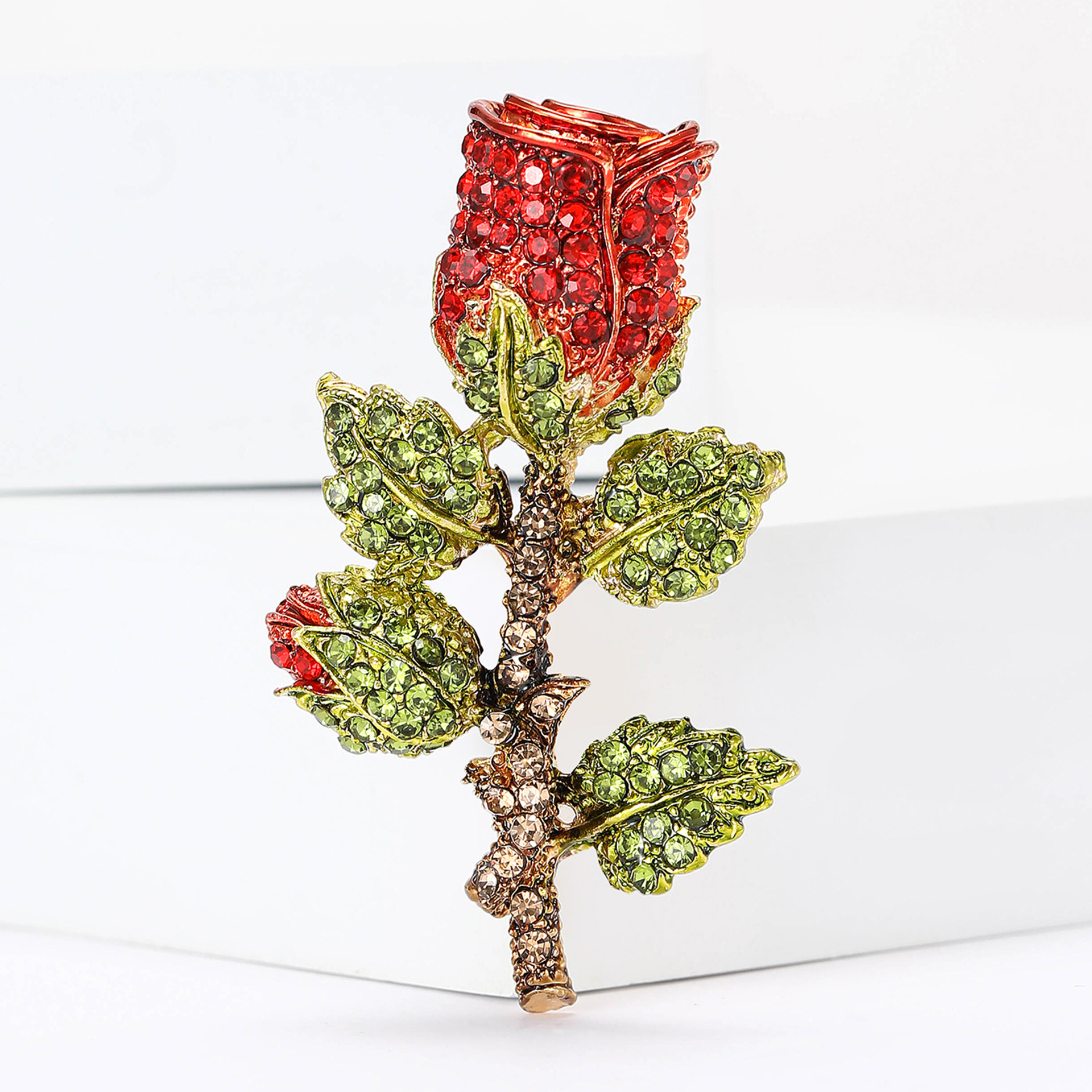 All Seasons Season Vacation Classic Style Pin Flower Alloy Inlay Zircon Women's Brooches