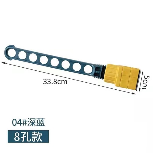 Balcony window frame clothes drying rack snap-on punch-free clothes drying travel portable six-hole five-hole clothes hanger wholesale