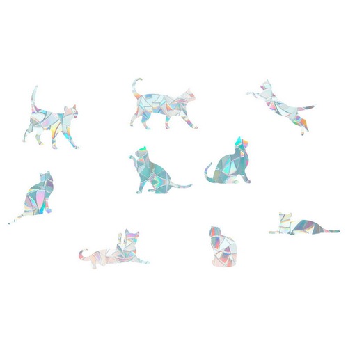 Self-Adhesive Static Window Film 3D Glass Film Laser Glitter Colorful Window Glass Film Rainbow Window Film Colorful Window Paper