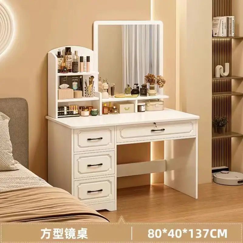 [사각거울 4개] 80cm 웜화이트