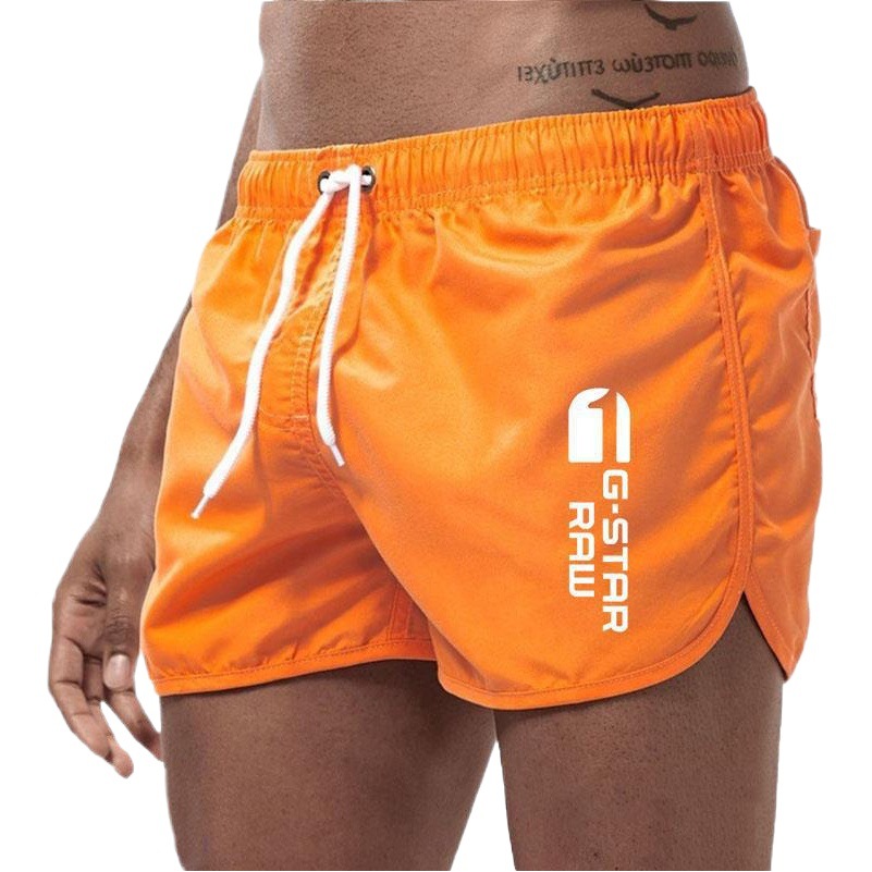 AliExpress new men's fashion beach shorts foreign trade cross-border polyester multi-color Summer Sports men's three-point shorts