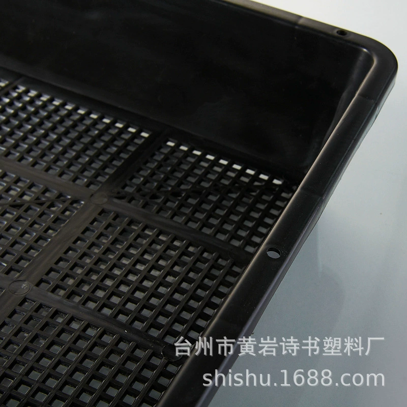 Thickened multi -meat seedlings 20 grid small black square small color cubes rectangular breeding pots plastic vegetable buds