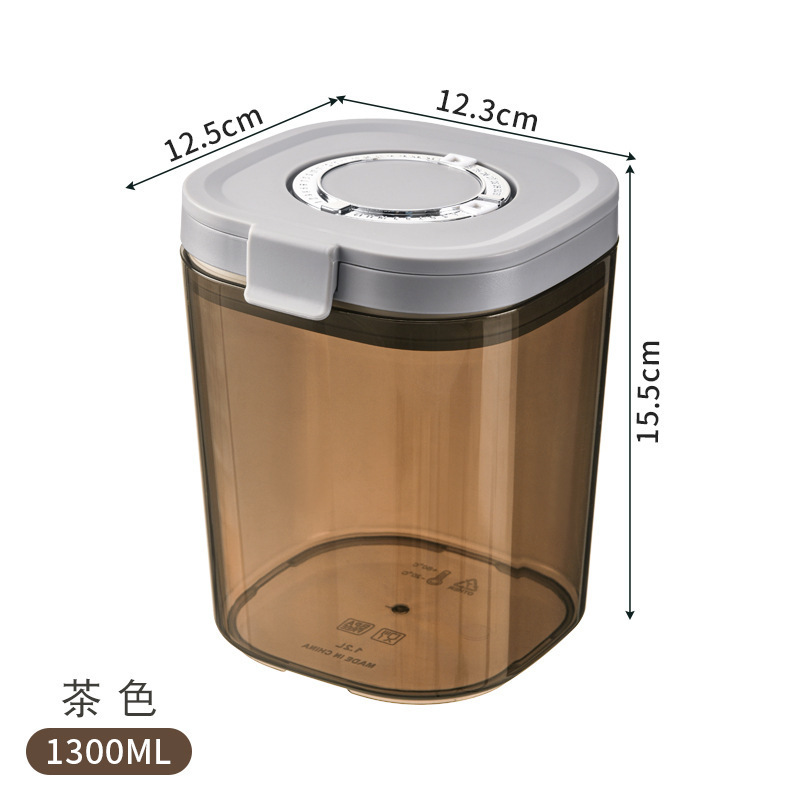 家庭用一体型密封缶食品缶保存缶麺箱穀物キッチンスナック防湿保存|undefined