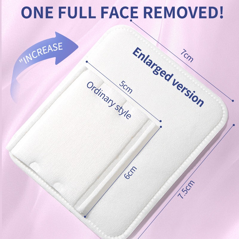 LMLTOP 80 piezas de algodón cosmético de borde aumentado, doble cara gruesa, desmaquillaje, algodón húmedo, exclusivo a través de la frontera.