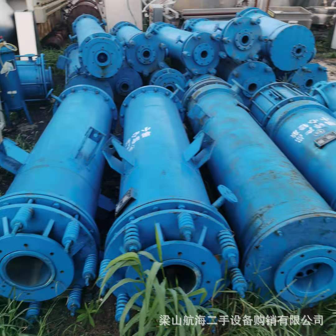 航海现货出售二手石墨冷凝器 不锈钢列管式冷凝器 二手钛材换热器