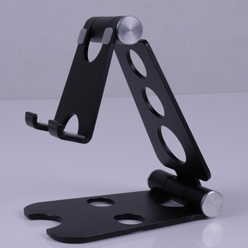 Large Foldableing Storage Mobile Phone Holder, Aluminum Alloy Tablet Holder, Internet Celebrity's Same Style Drama-Watching Artifact Desktop Holder