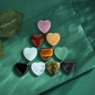 ����ă� 20mm�۾������Ͼ����Δ[������Gemstoen heart��ˮ��