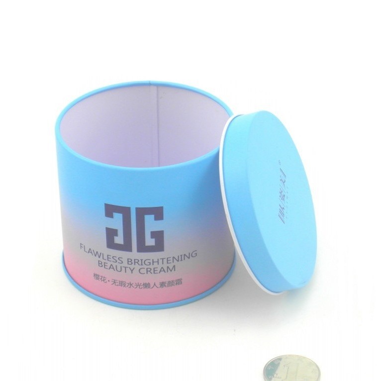 懒人面霜铁盒生产厂家 圆形素颜霜礼品盒 面膜金属罐