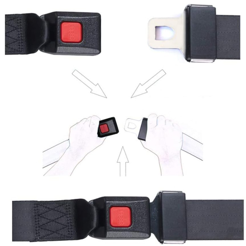 Car Two-Point Safety Belt, Bumper Car, Sightseeing Car, Amusement Equipment, Utv, Ezgo Golf Cart Safety Belt