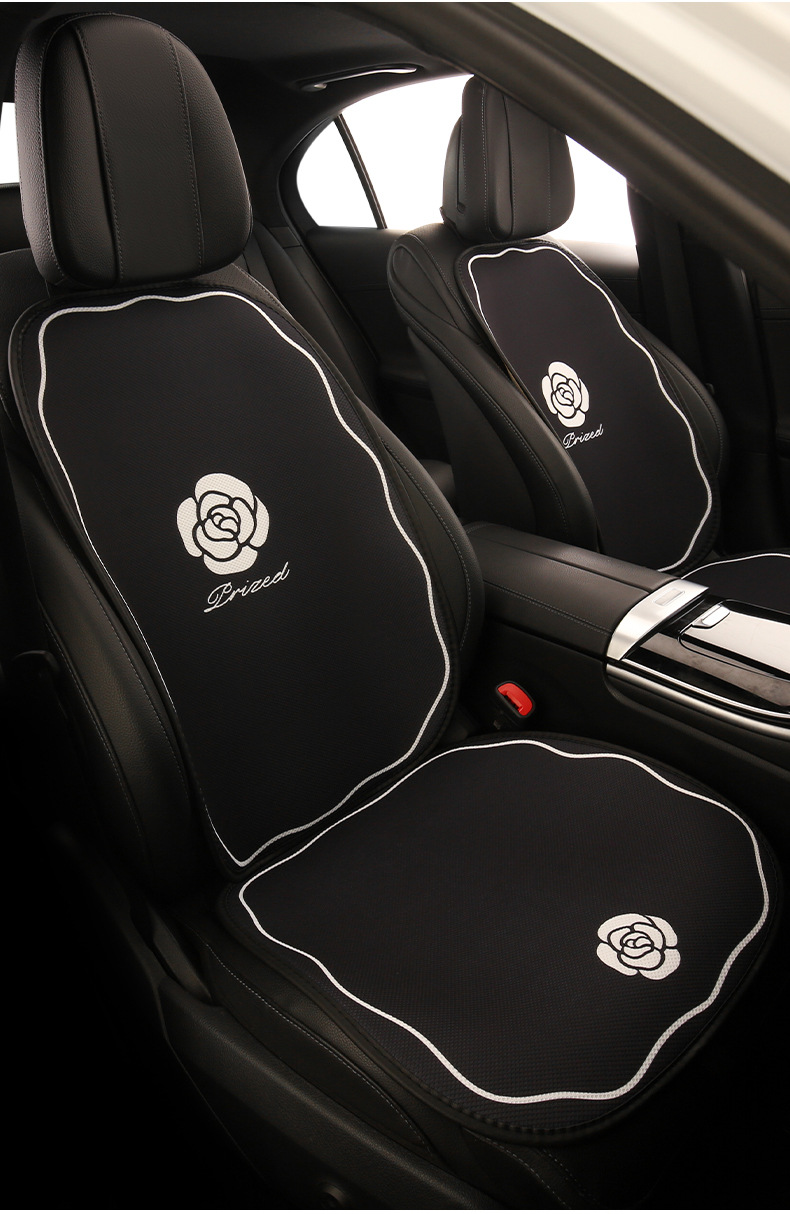 Camellia car seat cushion four seasons universal 2025 new seat cover breathable seat cushion car cushion lady god high sense