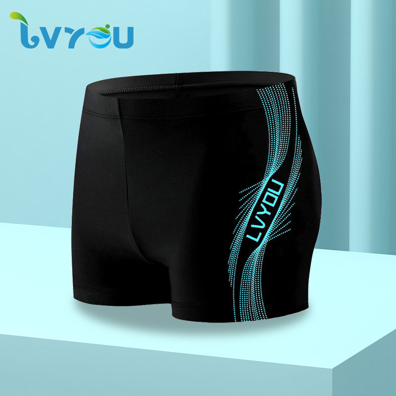 Bañador de Boxer para Hombre de Nailon Secado Rápido para Natación