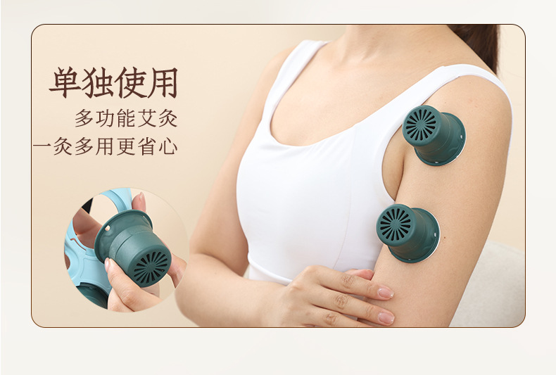 Eye Moxibustion Device Home Warm Eye Care Tool with Moxa Stick Holder for Adults and Children in use
